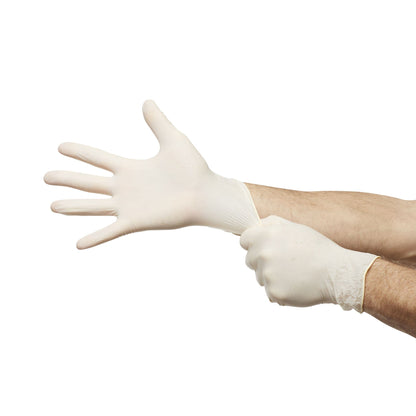 Trilon 2000® PF with MC3® Stretch Vinyl Exam Glove, Large, Ivory