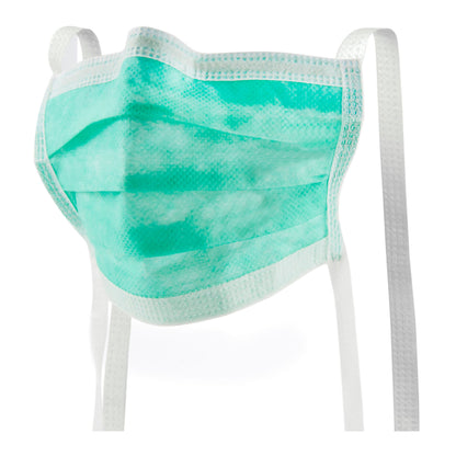 McKesson Classic Style Anti-Fog Surgical Mask, Green