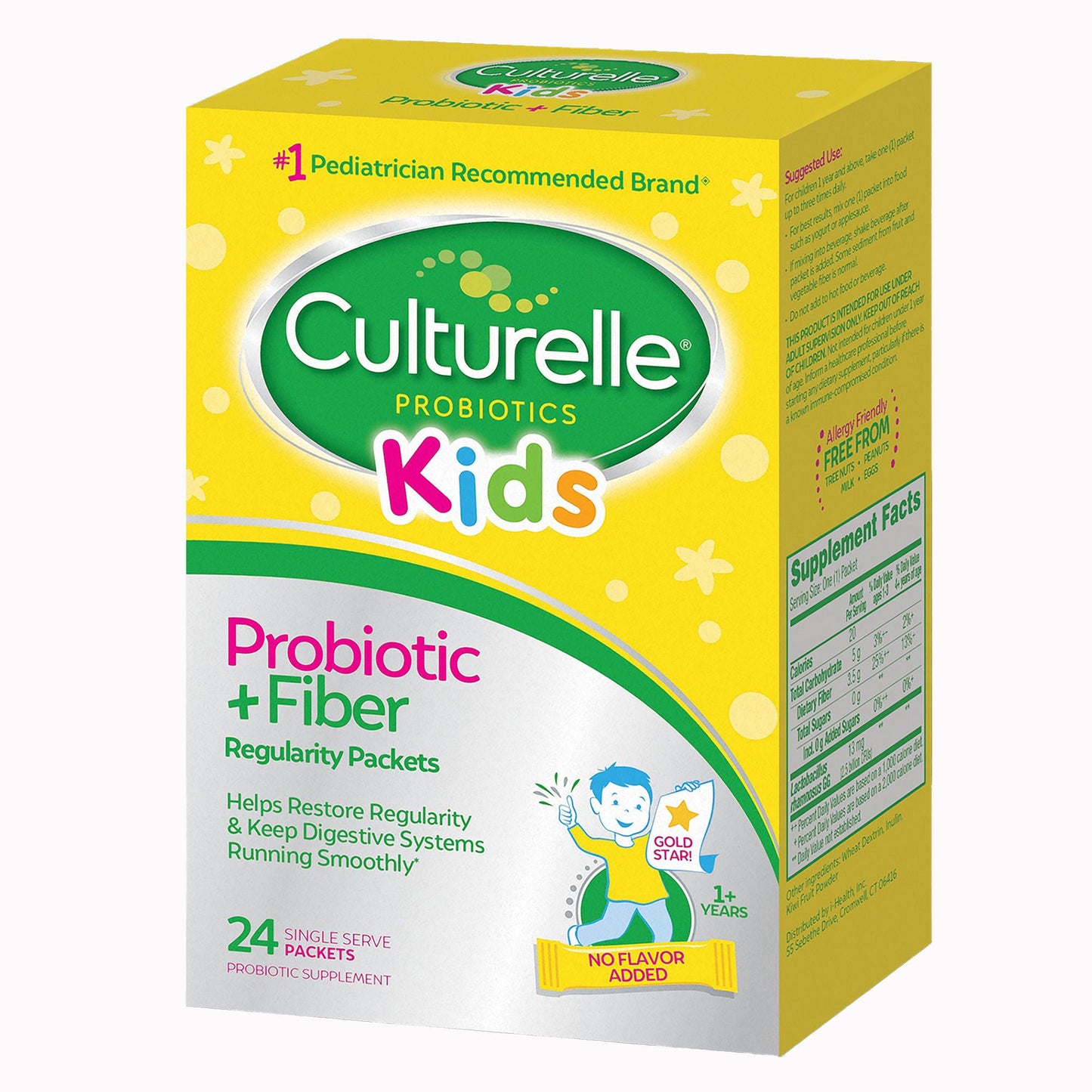 Culturelle® Probiotics Kids Probiotic + Fiber Packets