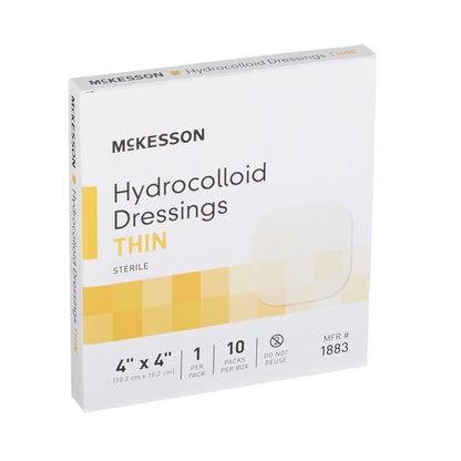 McKesson Hydrocolloid Dressing, 4 x 4 Inch