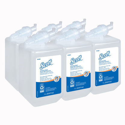 Scott® Antimicrobial Foam Skin Cleanser, 1-liter Dispenser Refill Bottle