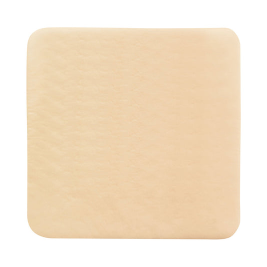 McKesson Lite Hydrocellular Foam Dressing w/ Silicone Adhesive w/o Border, 6 x 6