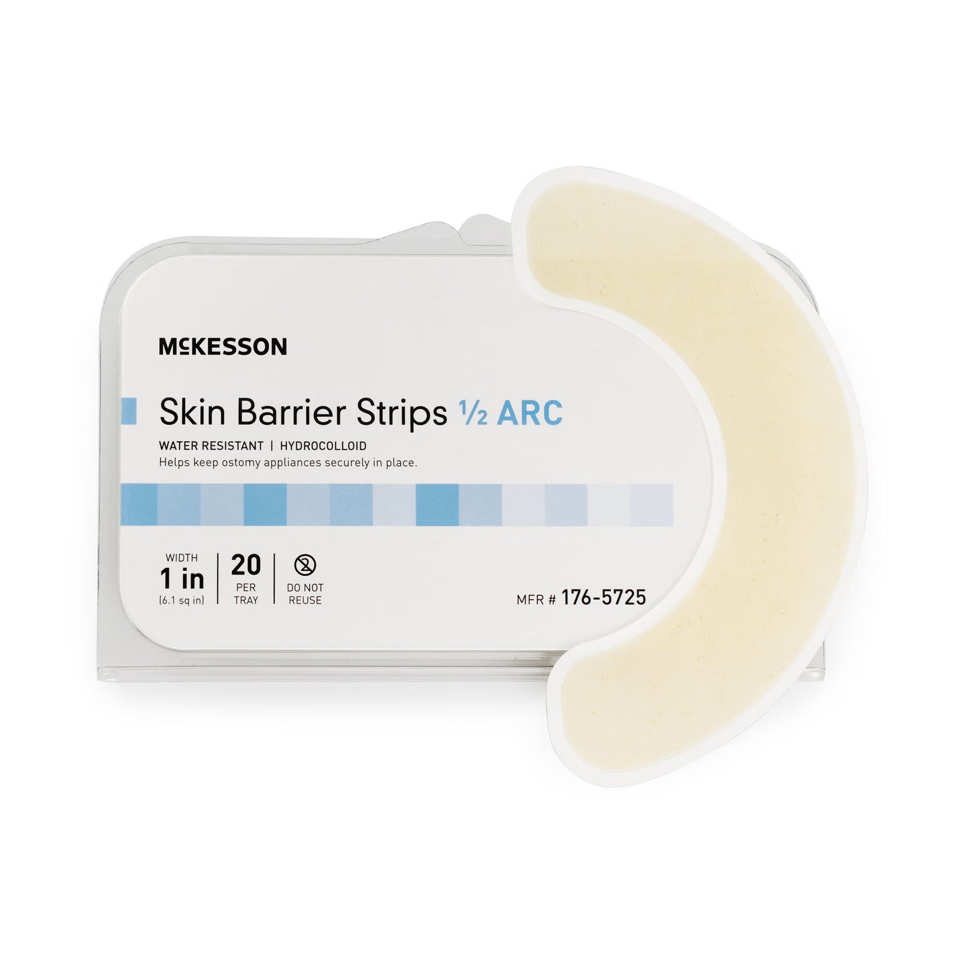 McKesson Skin Barrier Half-Arc Strip
