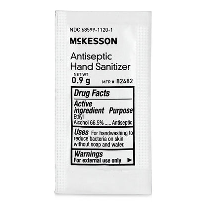McKesson Hand Sanitizer with Aloe, Fresh Scent, Individual Packet