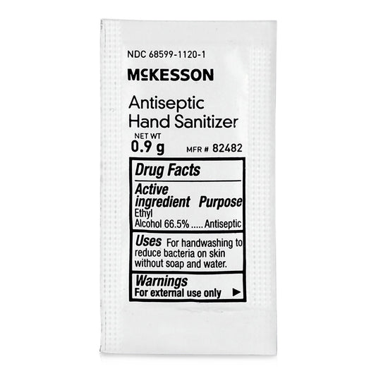 McKesson Hand Sanitizer with Aloe, Fresh Scent, Individual Packet
