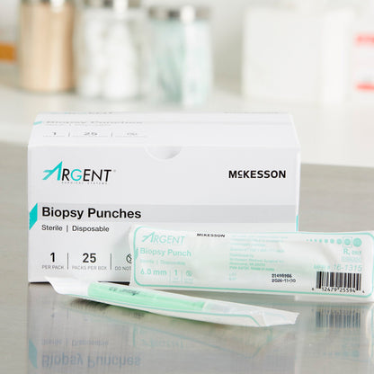 McKesson Argent™ Disposable Biopsy Punches, 6.0 mm