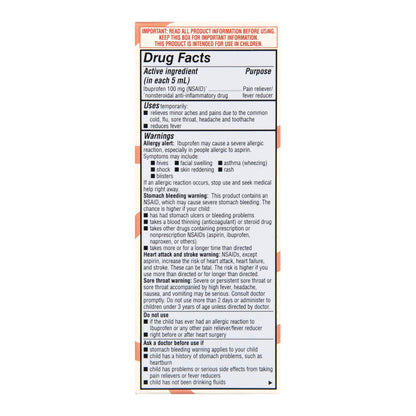 Foster & Thrive™ Ibuprofen Children's Pain Relief, Bubblegum Flavor