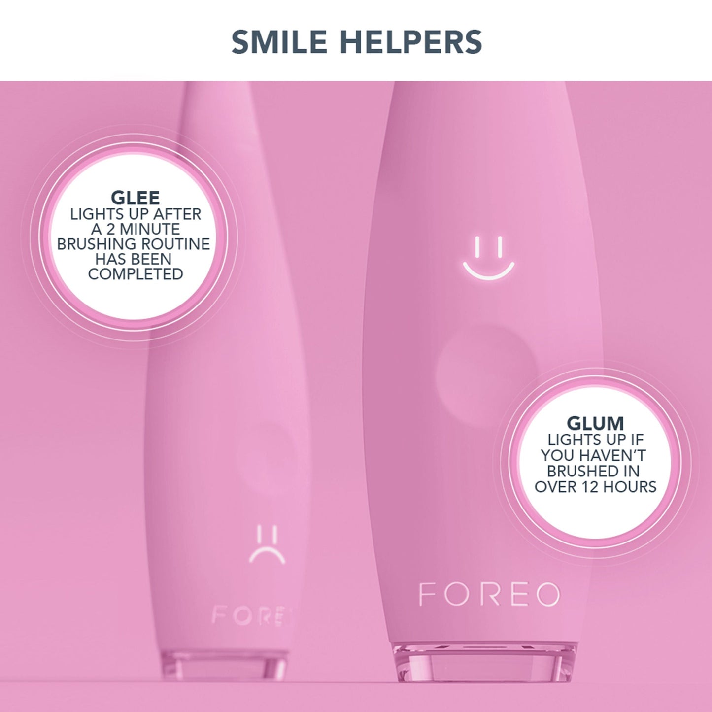 ISSA™ baby Soft Silicone Sonic Toothbrush, Pearl Pink Bunny