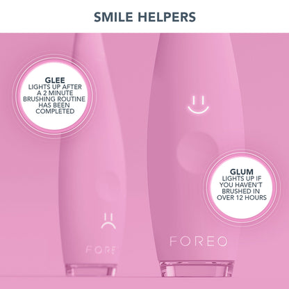 ISSA™ baby Soft Silicone Sonic Toothbrush, Pearl Pink Bunny
