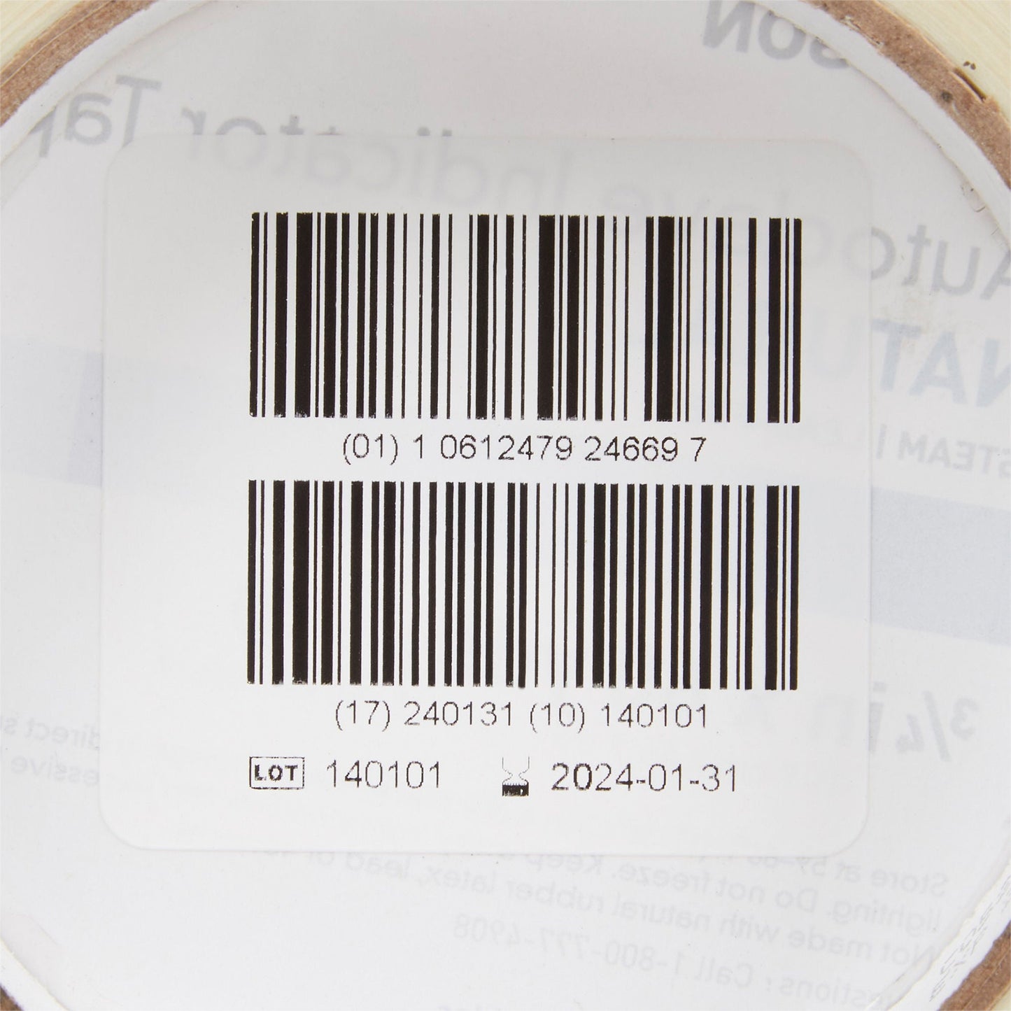 McKesson Steam Indicator Tape, 0.5 Inch x 60 Yard