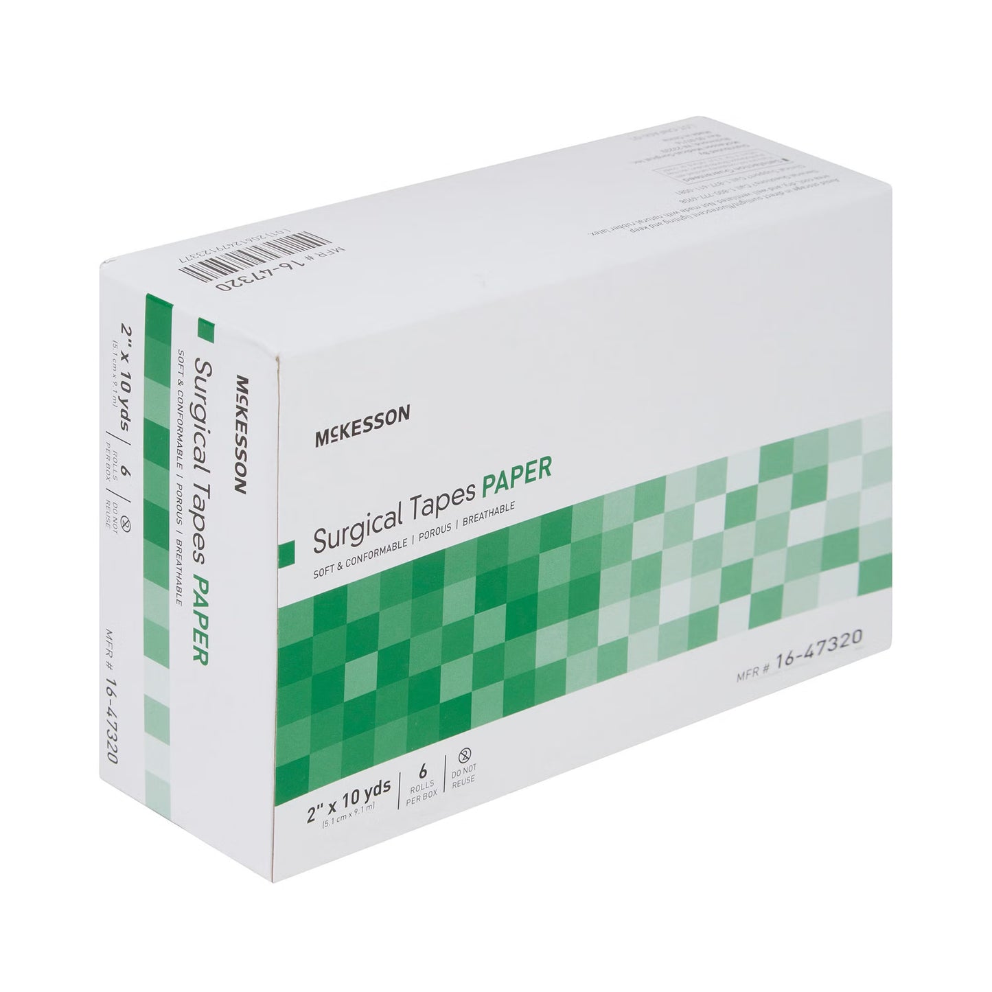 McKesson Paper Medical Tape, 2 Inch x 10 Yard, White