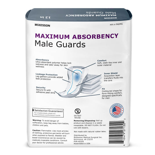 McKesson Maximum Absorbency Male Guards