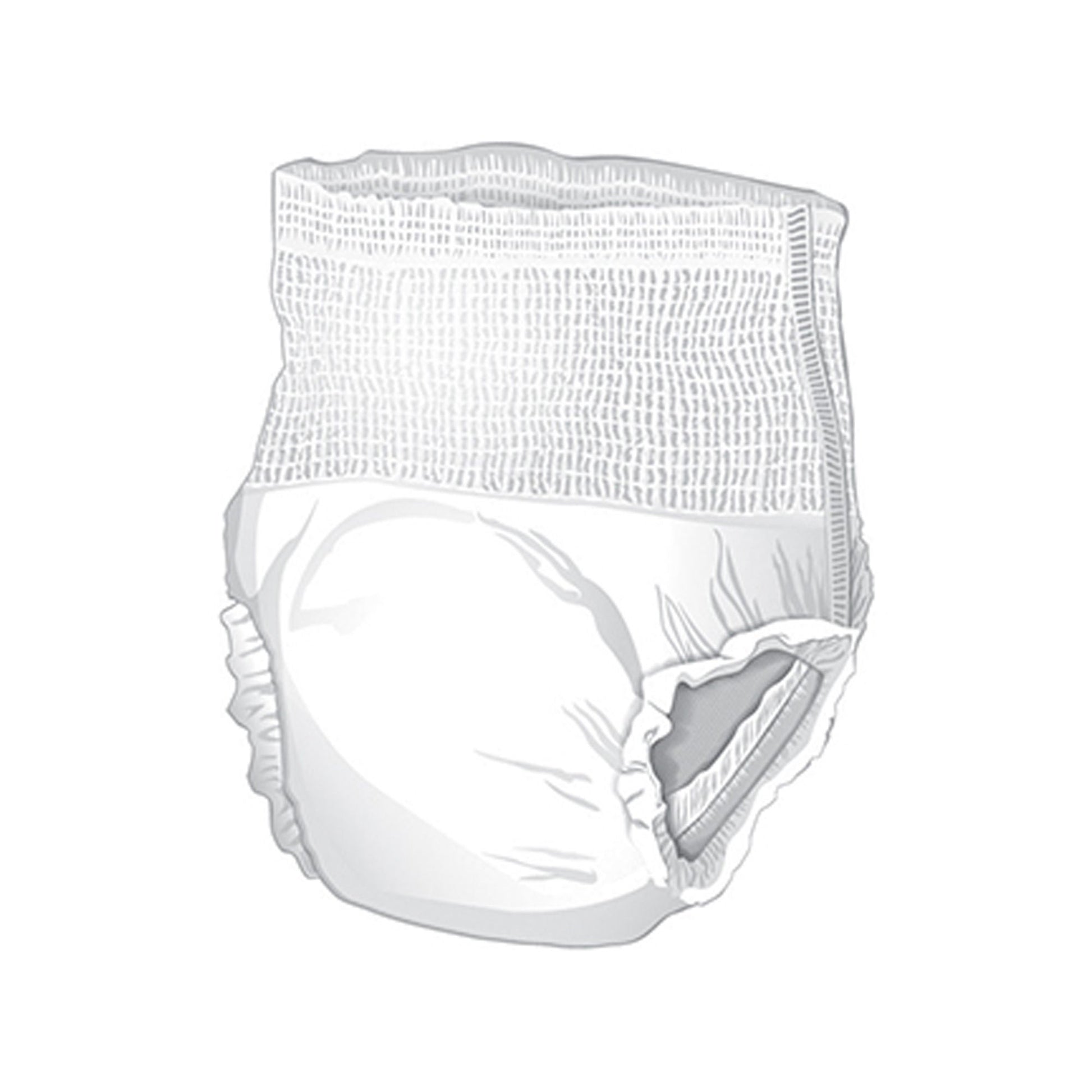 McKesson Extended Wear Maximum Absorbency Underwear, Large