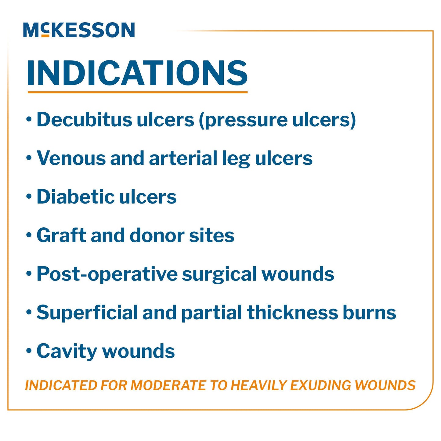 McKesson Gelling Fiber Wound Dressing, 3/4 x 18 Inch