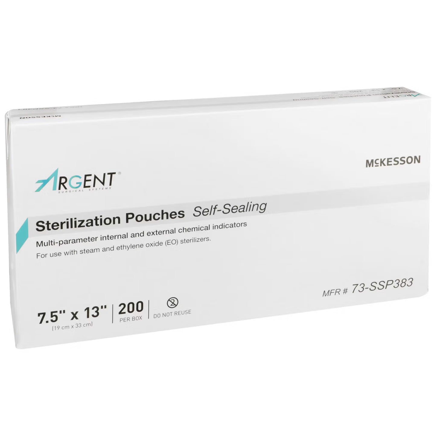 McKesson Argent® Sure-Check® Sterilization Pouch, 7.5 x 13 Inch