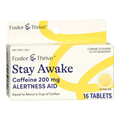 Foster & Thrive™ Stay Awake Caffeine 200 mg Tablets