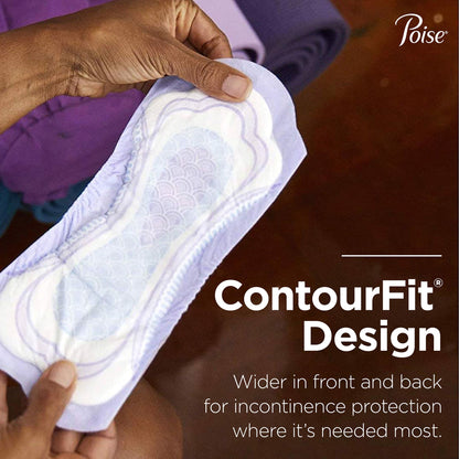 Poise® Bladder Control Pad, Long, Light Absorbency, Absorb-Loc Core, Female