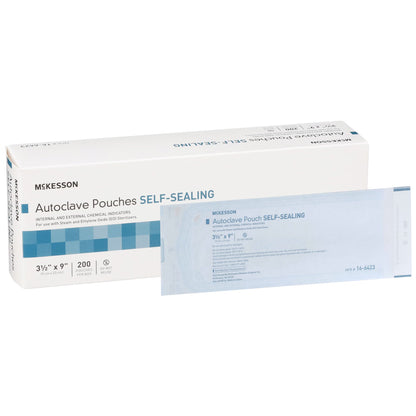McKesson Sterilization Pouch, 3.5 x 9 Inch