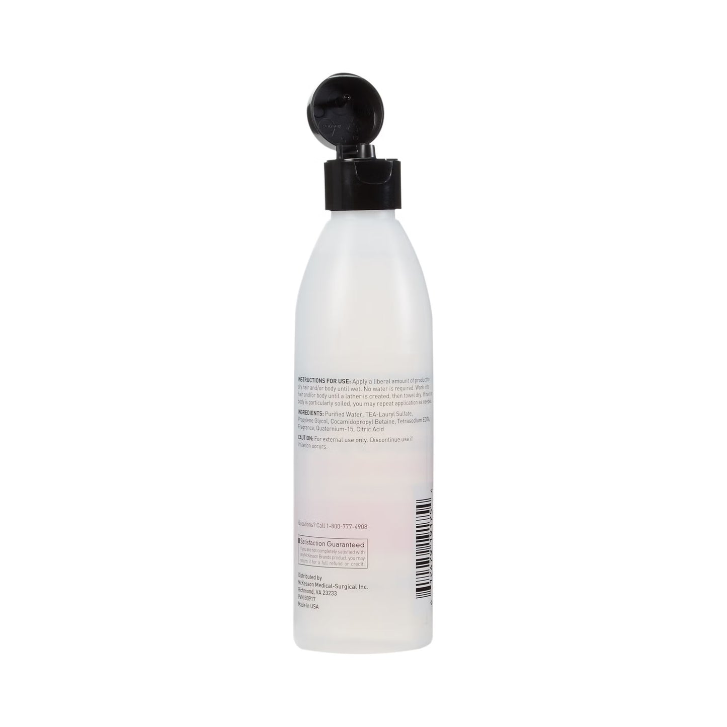 McKesson Rinse-Free Shampoo and Body Wash, 8 oz Bottle