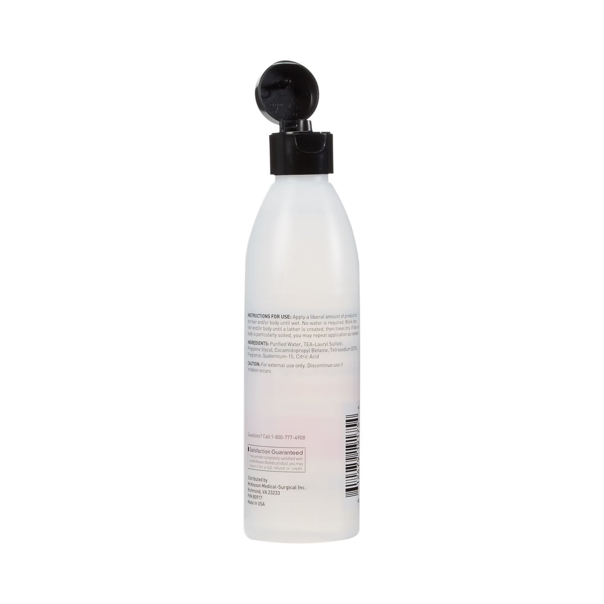 McKesson Rinse-Free Shampoo and Body Wash, 8 oz Bottle
