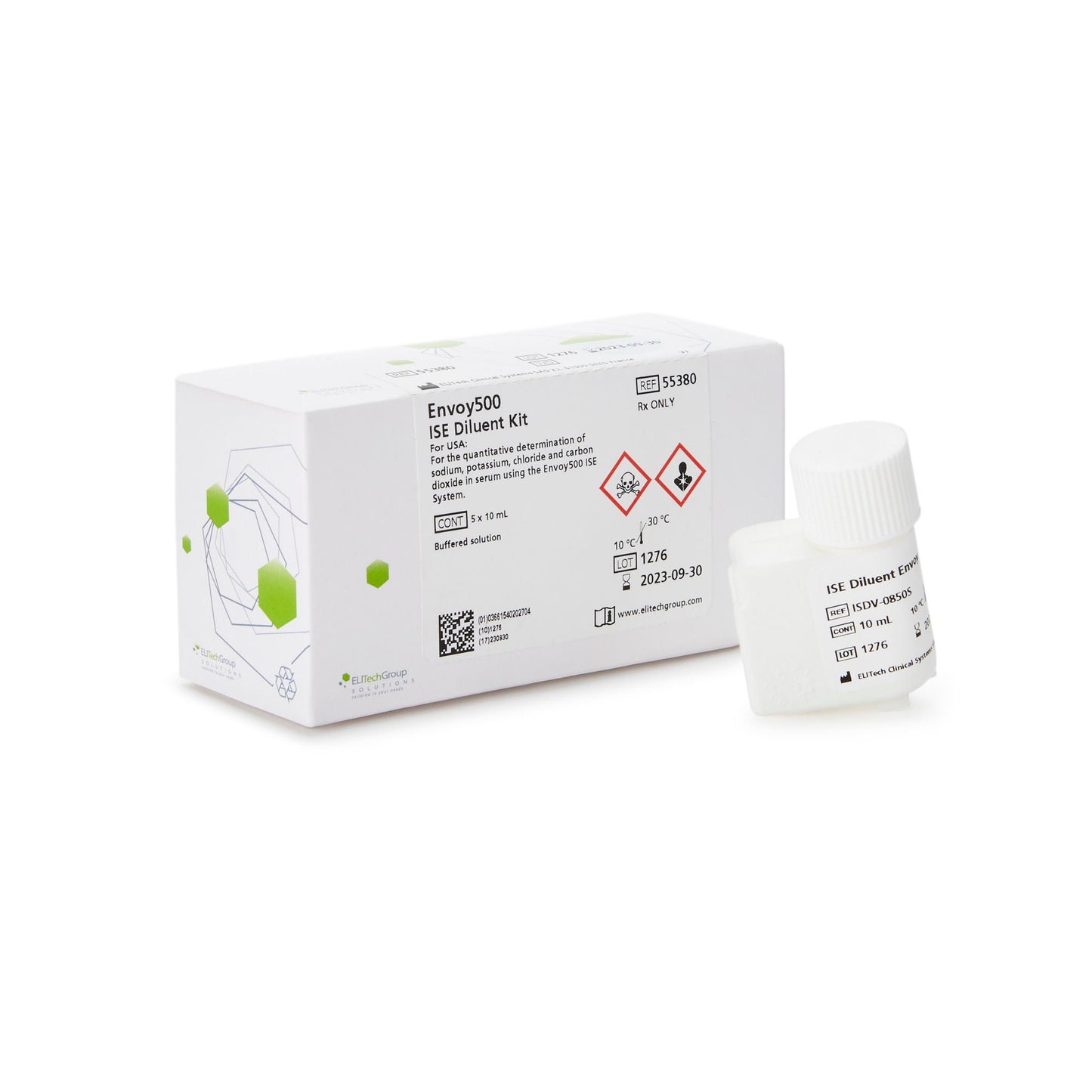 ISE Diluent Envoy® 500 5 X 10 mL For Envoy 500+ Chemistry Systems