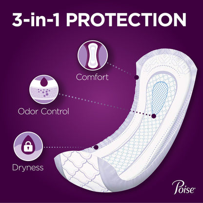Poise® Ultimate Day and Night Bladder Control Pad, Long Length