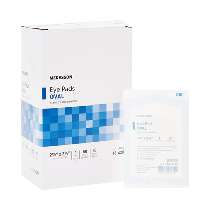 McKesson Eye Pad, 2-1/8 x 2-5/8 Inch