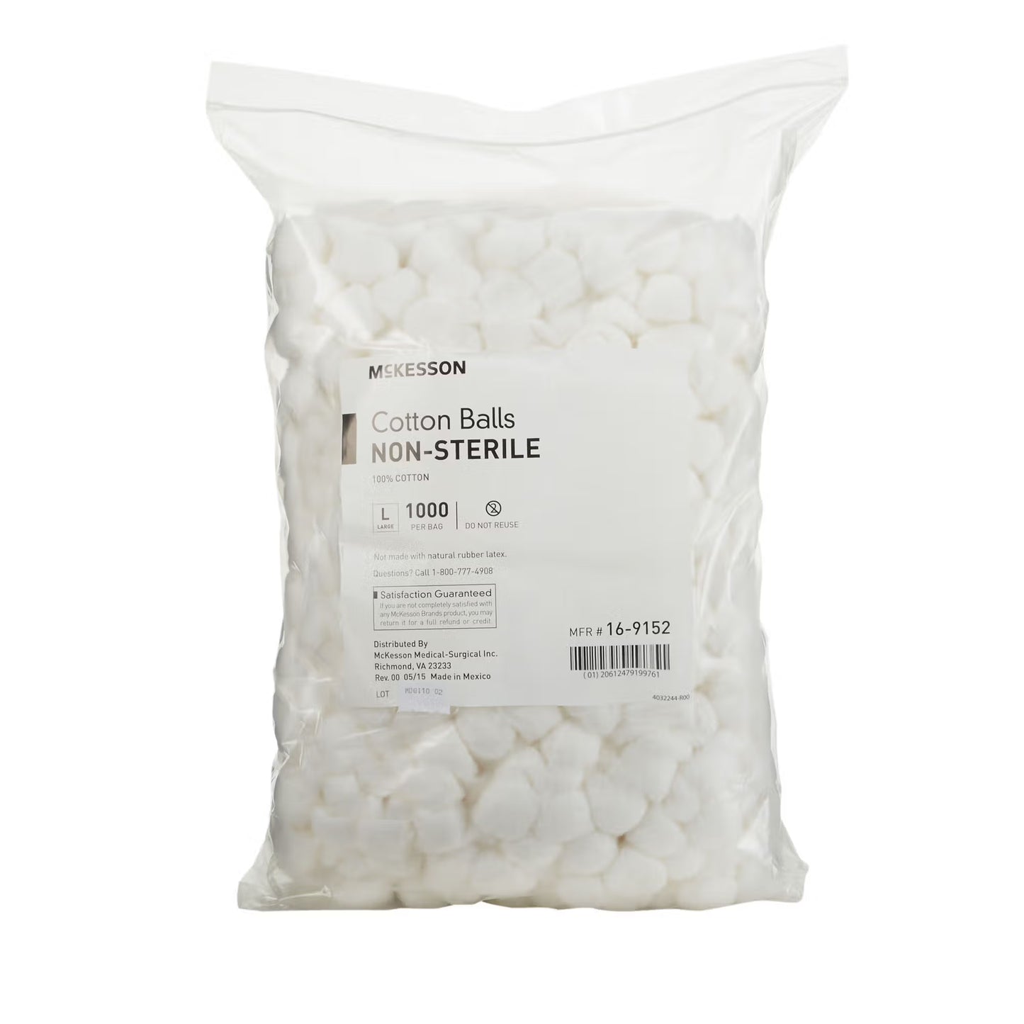 McKesson Nonsterile Cotton Balls, Large