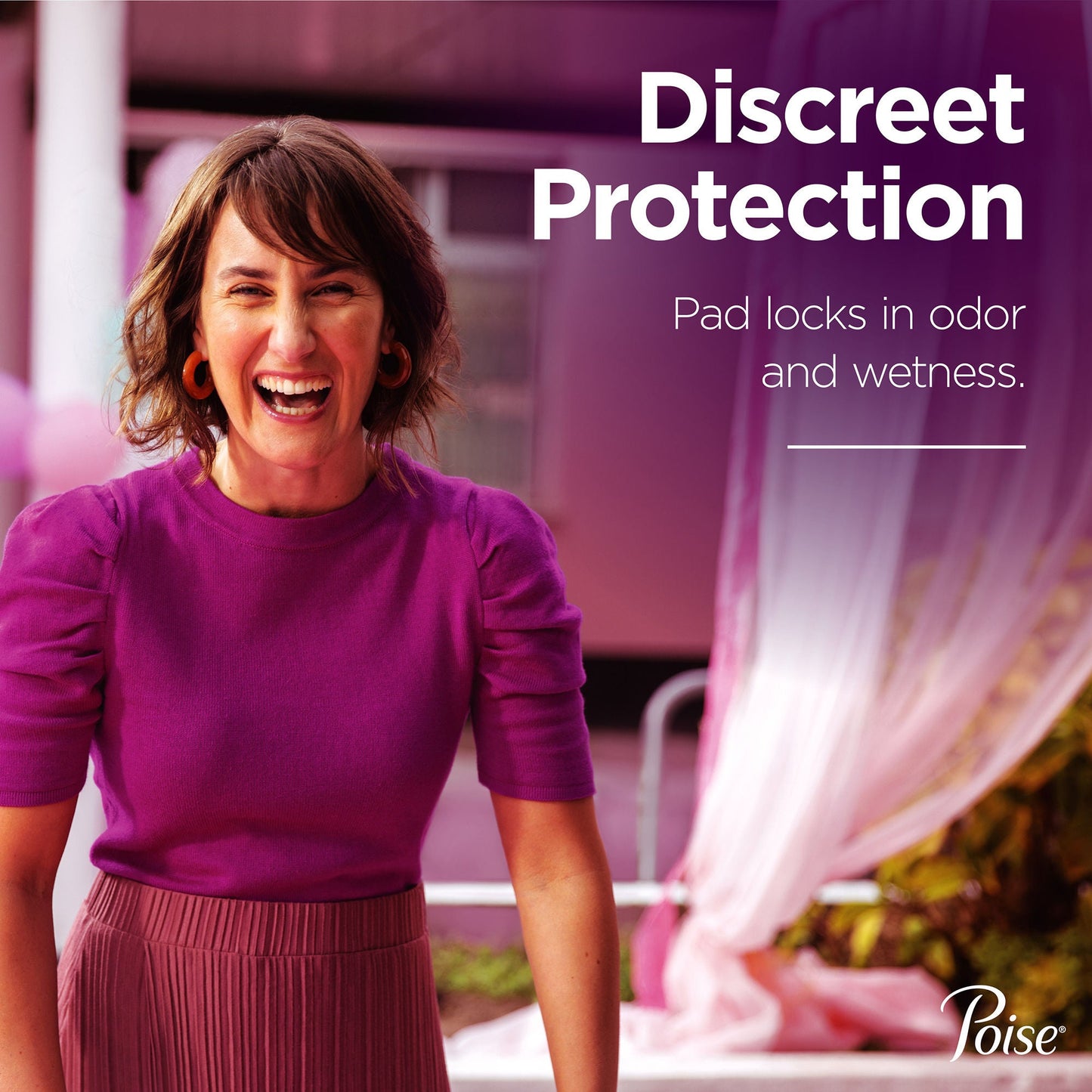 Poise® Bladder Control Pad, Long, Light Absorbency, Absorb-Loc Core, Female