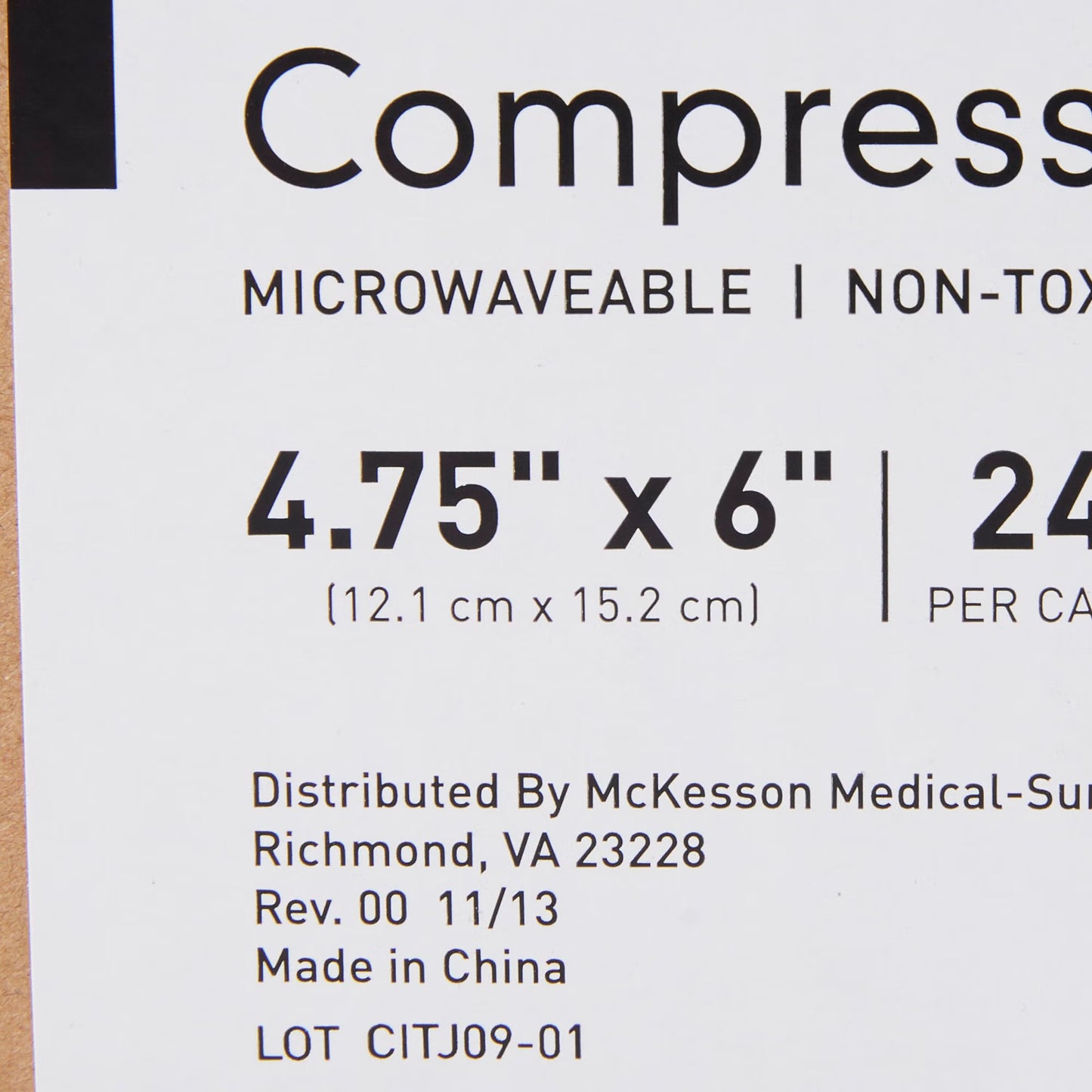 McKesson Reusable Cold and Hot Pack, 4.75 x 6 Inch