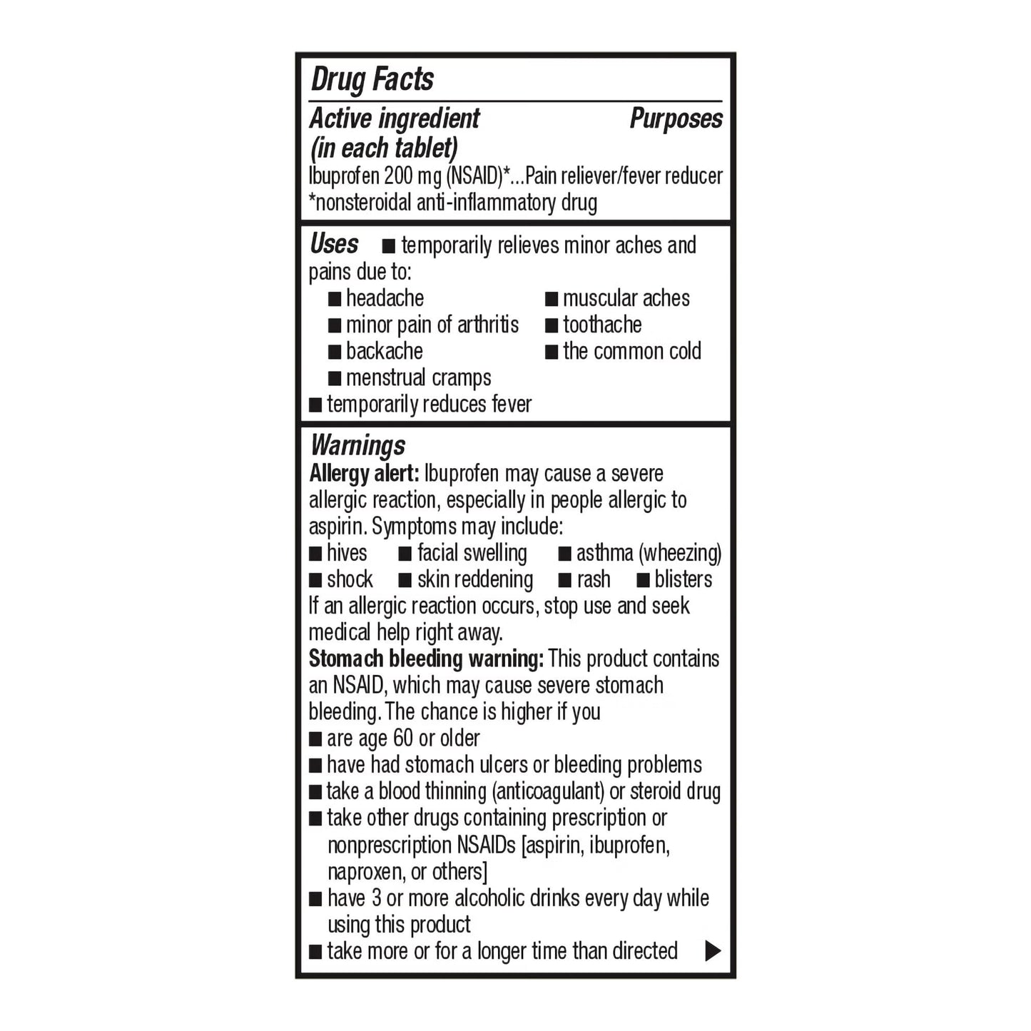 Foster & Thrive™ Ibuprofen 200 mg Coated Tablets