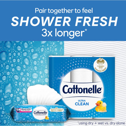 Cottonelle® FreshCare® Flushable Wipes