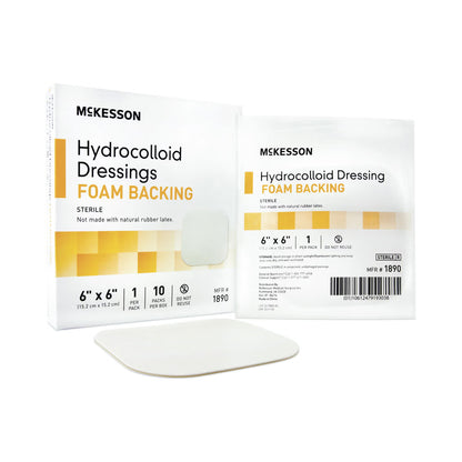 McKesson Hydrocolloid Dressing, 6 x 6 Inch