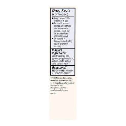 Foster & Thrive™ Earwax Removal Drops Carbamide Peroxide 6.5%, 0.5 Ounce