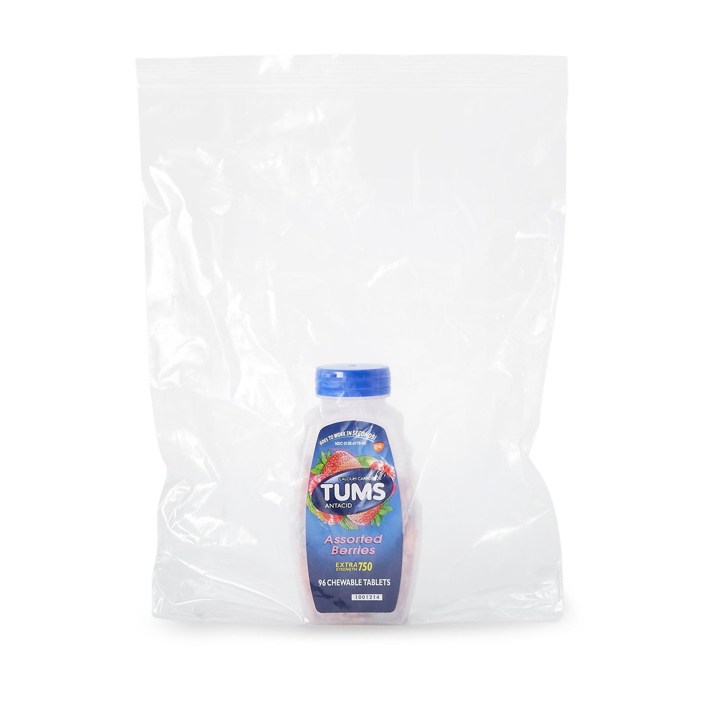 Tums® Extra Strength 750 Antacid Chewable Tablets Assorted Berries