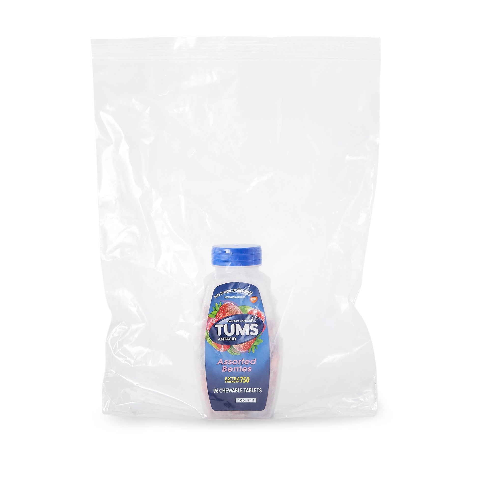 Tums® Extra Strength 750 Antacid Chewable Tablets Assorted Berries