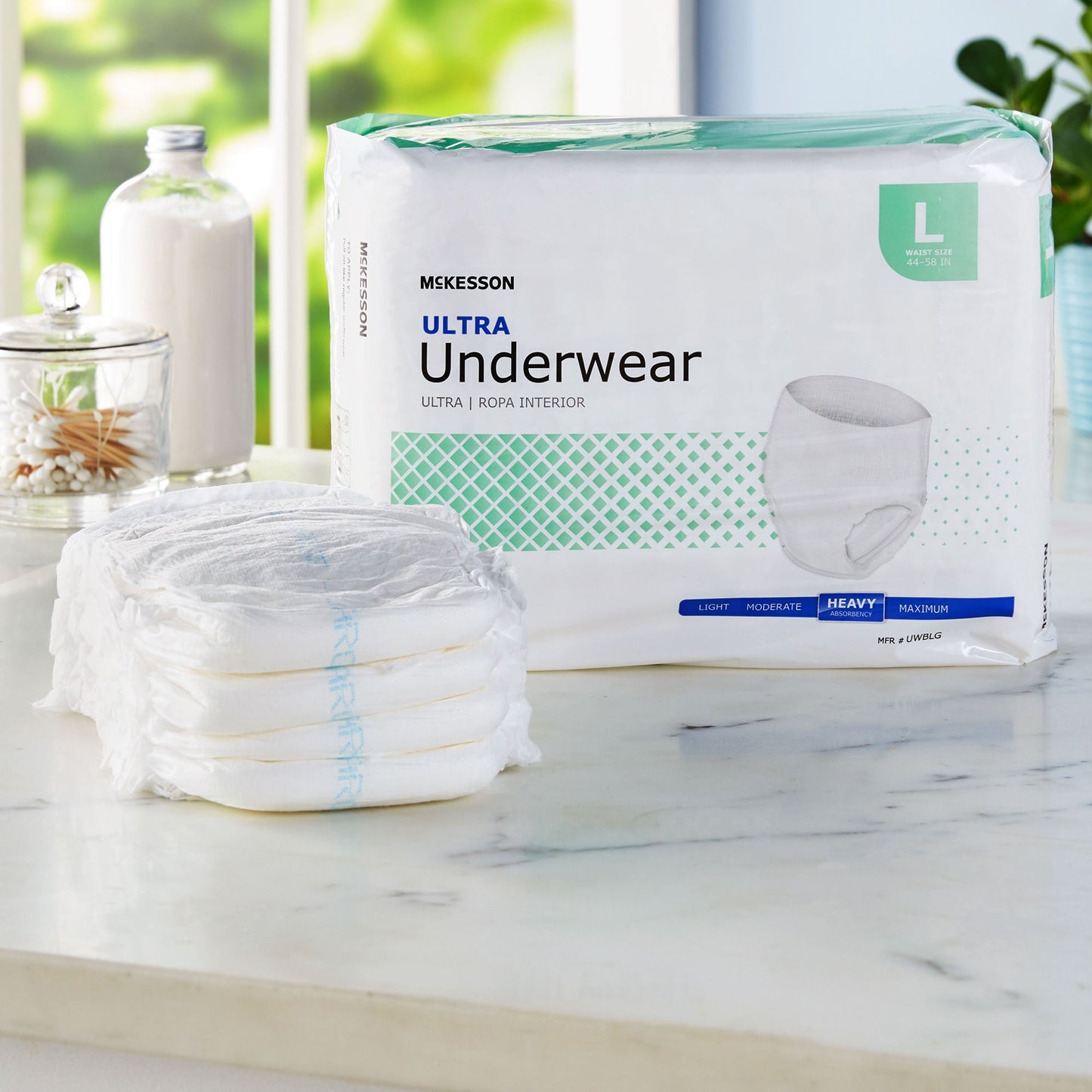 McKesson Ultra Heavy Absorbent Underwear, Large