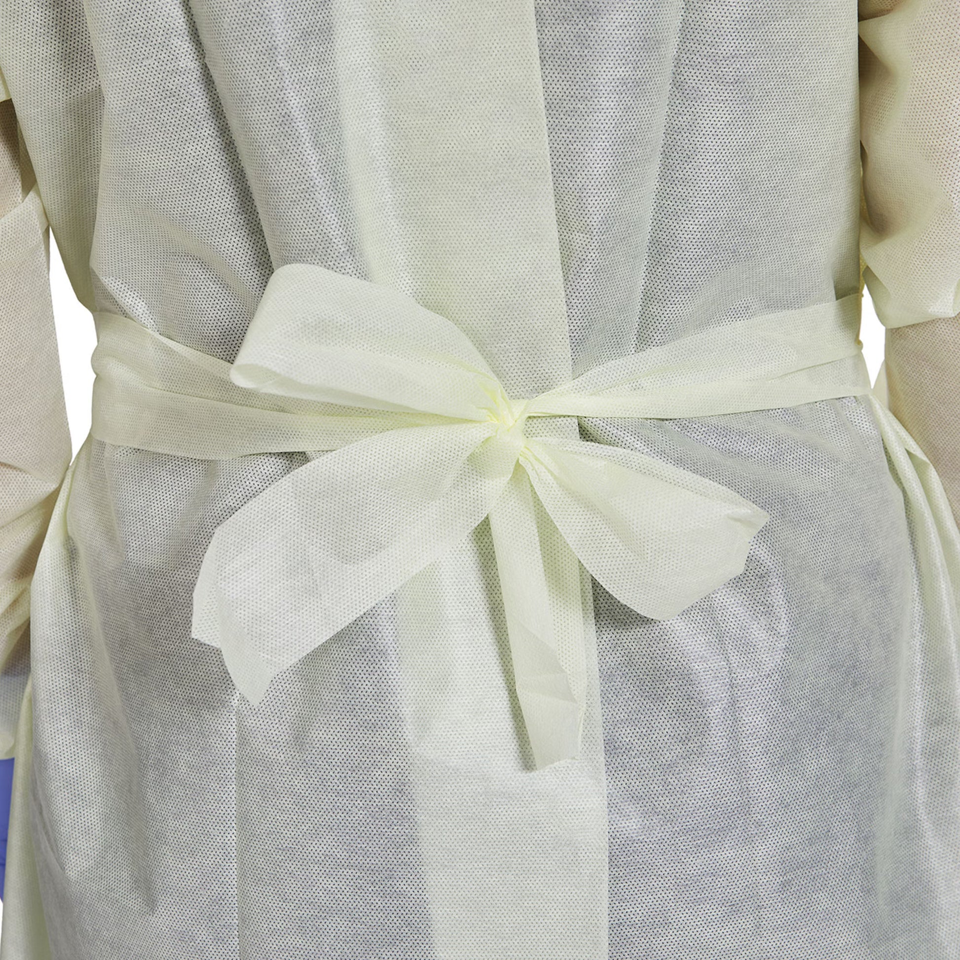 McKesson AAMI Level 2 Isolation Gown, Tape Tab Neck Style, One Size Fits Most