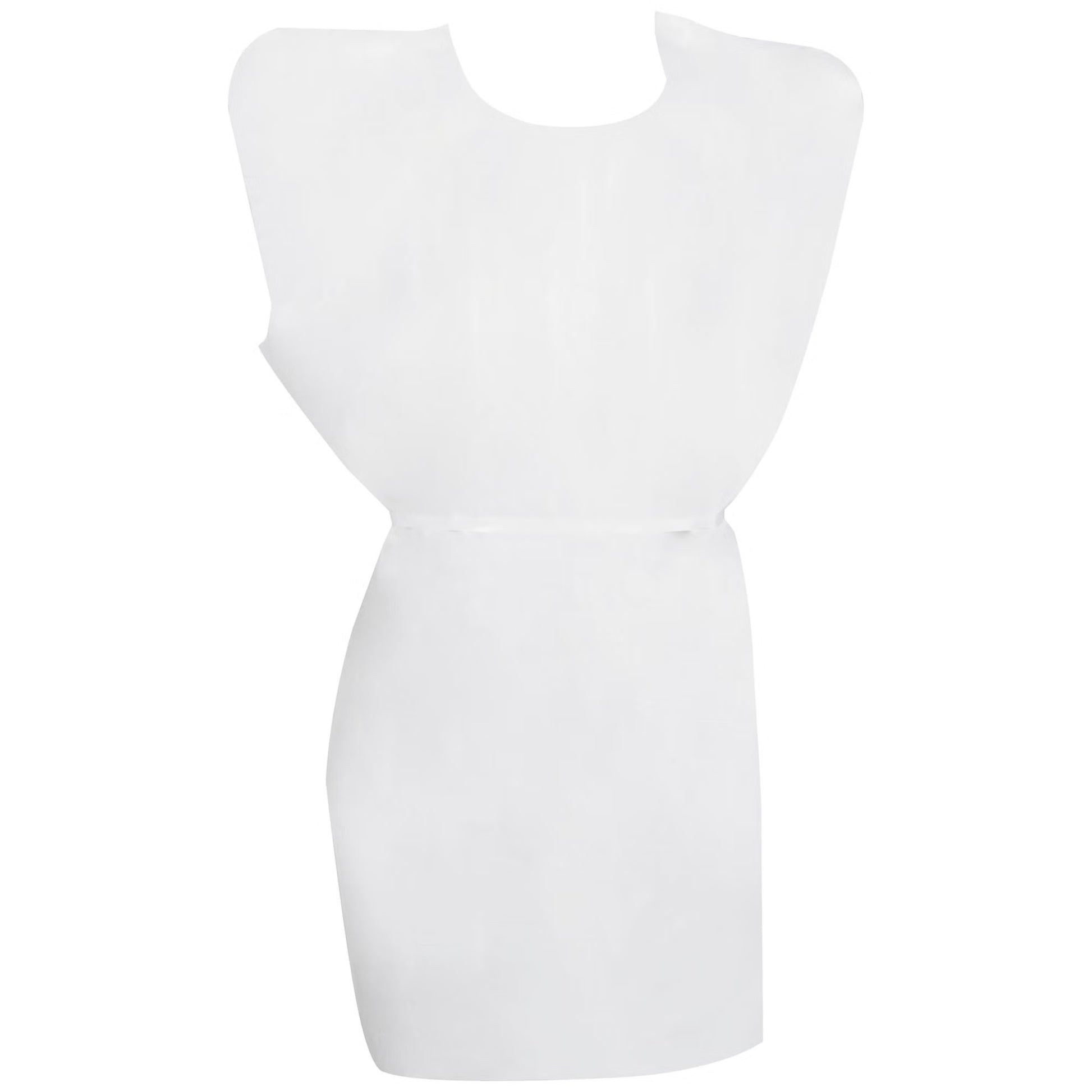 McKesson Patient Exam Gown, One Size Fits Most, White