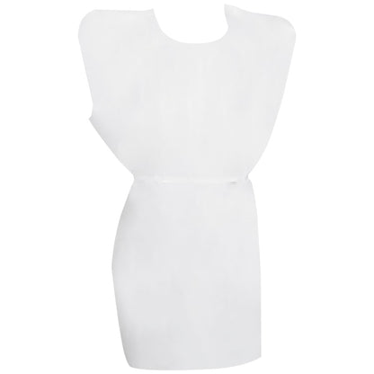 McKesson Patient Exam Gown, One Size Fits Most, White