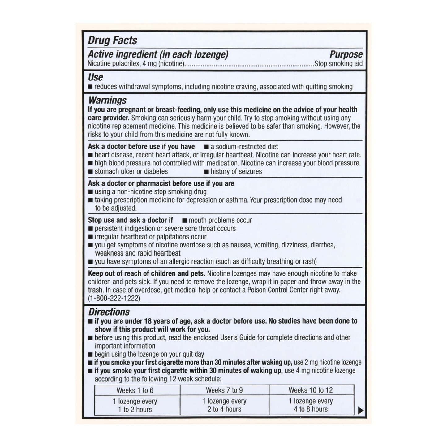 Foster & Thrive™ Nicotine Polacrilex 4 mg (Nicotine) Lozenges Mint
