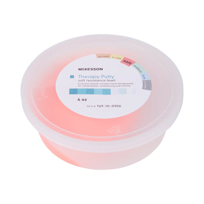 McKesson Therapy Putty, Red, Soft, 4-ounce Container