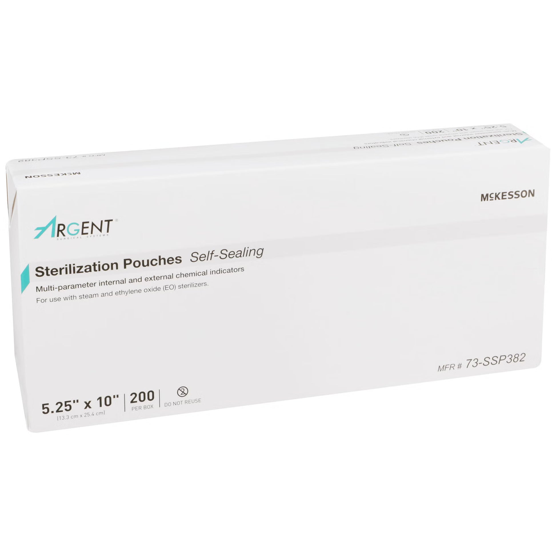 McKesson Argent® Sure-Check® Sterilization Pouch, 5-1/4 x 10 Inch