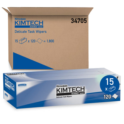 Kimtech Science™ Kimwipes™ Delicate Task Wipes, Two Ply, 11.22 x 12.39 Inch