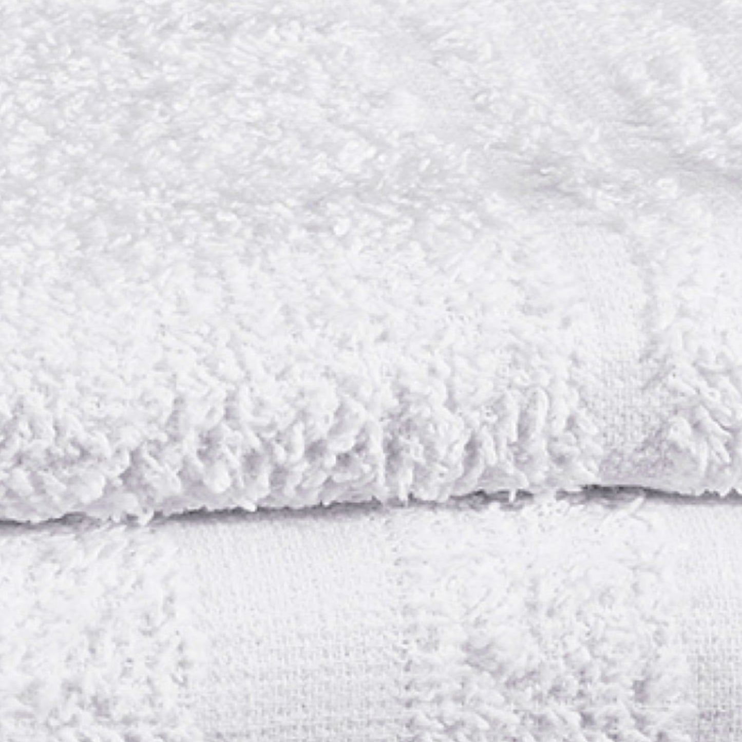 Merit™ Trio Cotton Washcloth, White, 12 x 12 Inch