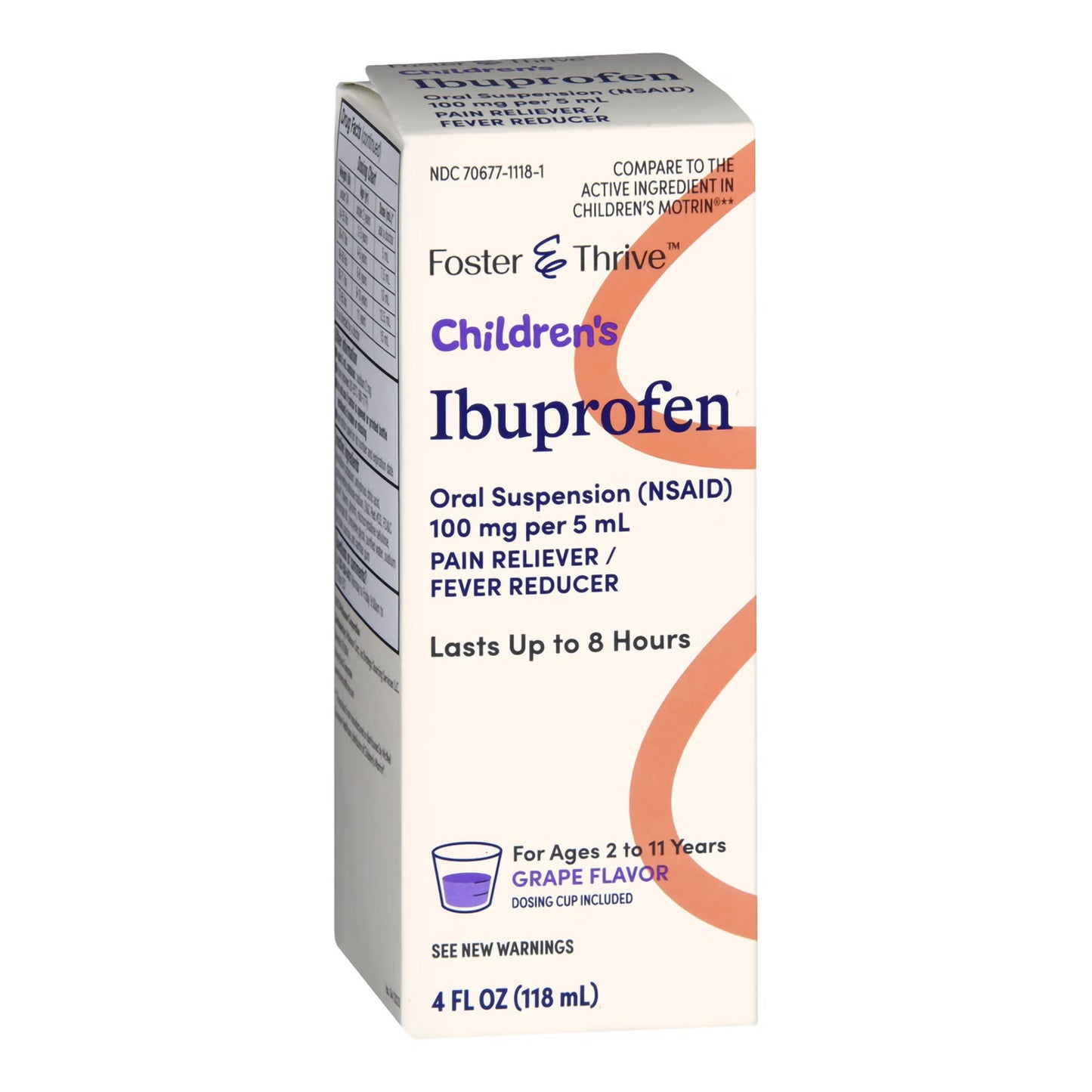 Foster & Thrive™ Children's Ibuprofen Oral Suspension Grape