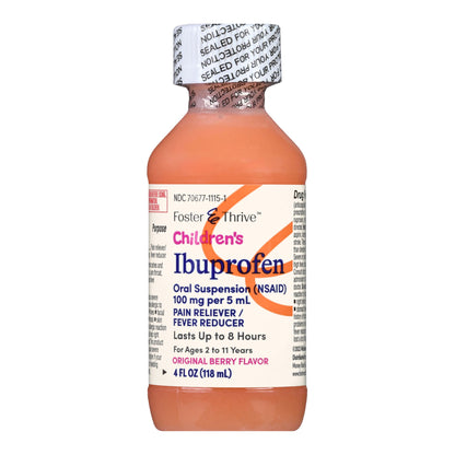 Foster & Thrive™ Children's Ibuprofen Oral Suspension Original Berry, 4 ounces