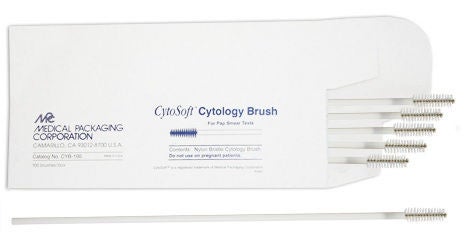 Pap-Pak® Cytosoft™ Cytology Brush 8 Inch Length NonSterile