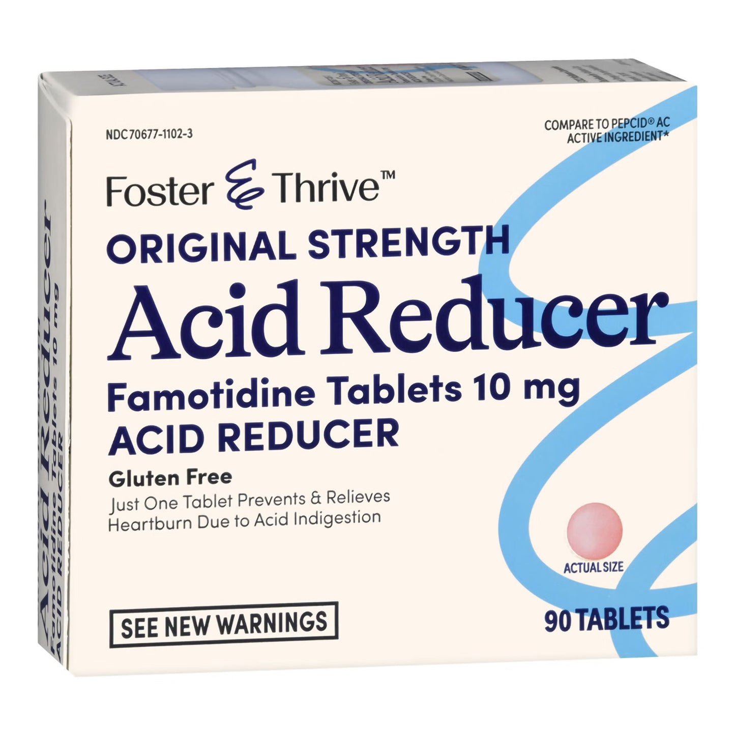 Foster & Thrive™ Original Strength Acid Reducer Famotidine Tablets 10 mg
