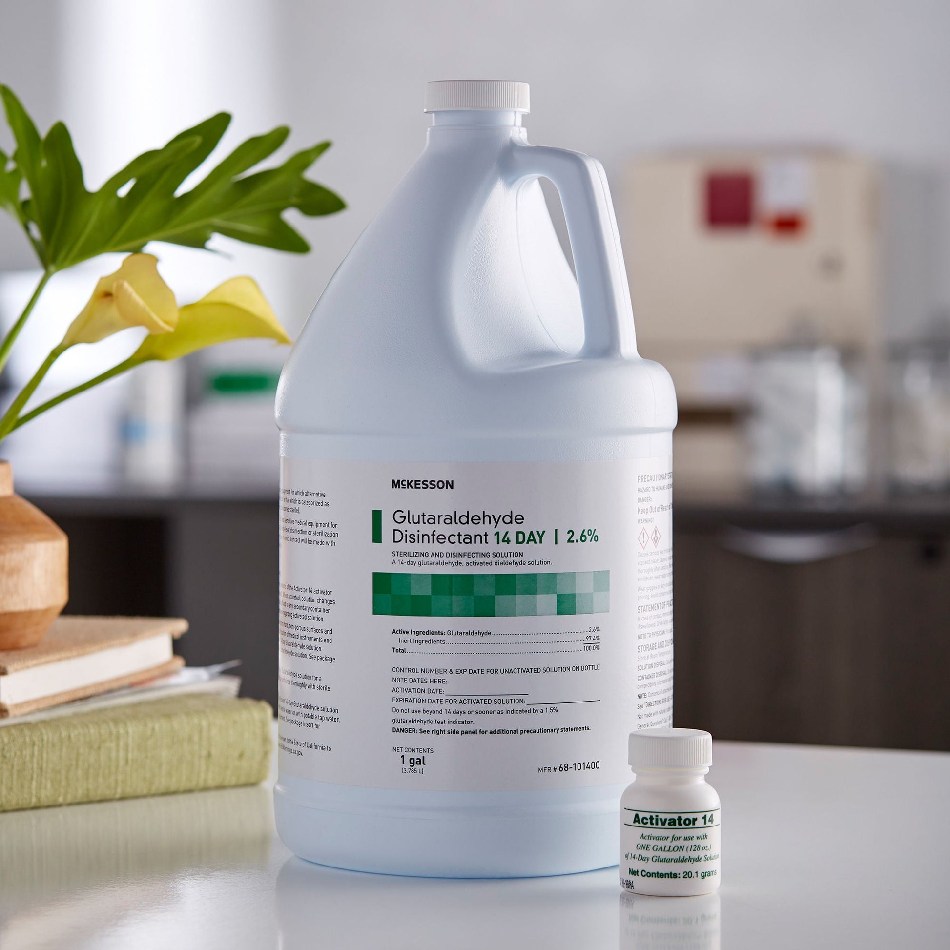 McKesson Glutaraldehyde High Level Disinfectant, 1-gallon Jug